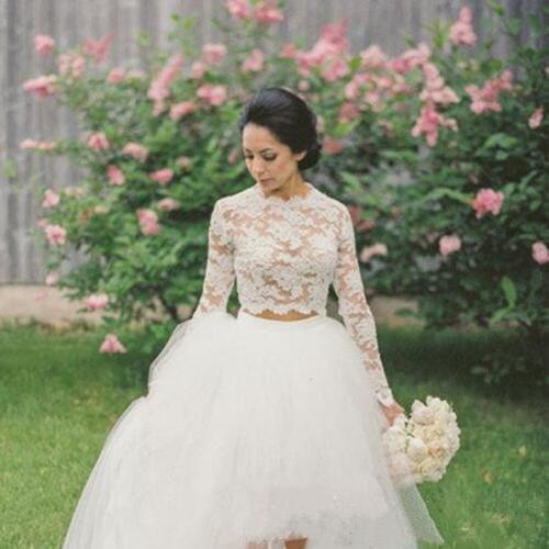 Ivory Lace Appliques Bridal Bolero Shawl Wedding Accessories White Wedding Jacket Shrug Custom Made Long Sleeve Bridal Coat