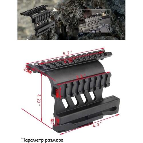 Tactical Picatinny Weaver AK Serie Side Mount Rail Quick QD 20mm picatinny Detach Double Side AK Scope Sight Mount Bracket Rifle