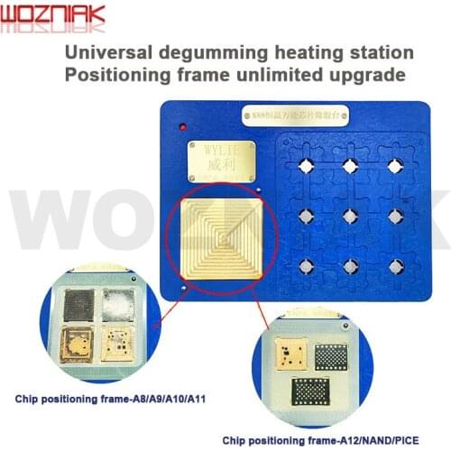 WYLIE K88 Universal NAND PICE Removal Glue Constant Temperature IC Platform for A8 A9 A10 A11 A12 Chip Preheating Repair Fixture