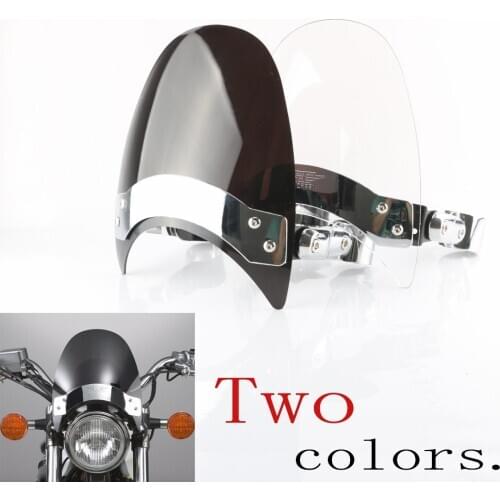 Fork Mount Windscreen Windshield For SUZUKI VL125/VL250 VS600 INTRUDER ALL ,VS750/VS700,LS650 SAVAGE,TU250VX GS300L