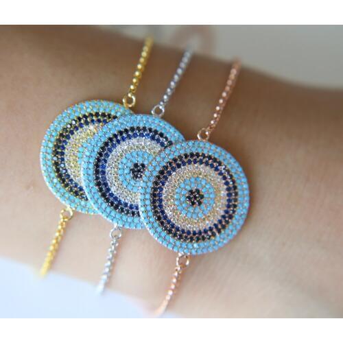 Bracelets & bangle for Women Genuine Cubic zirconia fine Elegant Bracelets Rose Gold Color Hand Made Fashion Jewelry pulseras