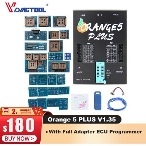 Orange5 PLUS Programmer Diagnostic Tool Obd2 With Full Adapter ECU Programmer