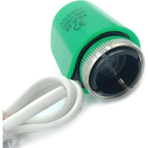 230V NO/NC Thermostat Manifold Underfloor Heating Radiator Electric Thermal Actuator Valve Head Opened Closed