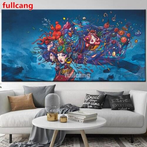 5d,Diamond Painting Cartoon Girl Full Square Round Drill Pattern Mosaic Kits Embroidery Rhinestone,Diamant Flower Fairy JX2124