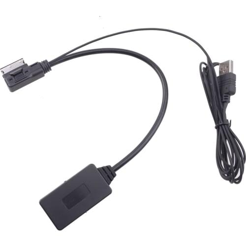 ABS Car Wireless Bluetooth 5.0 AUX Radio Audio Cable Adapter fit for Audi AMI MMI MDI 2G 3G 3G