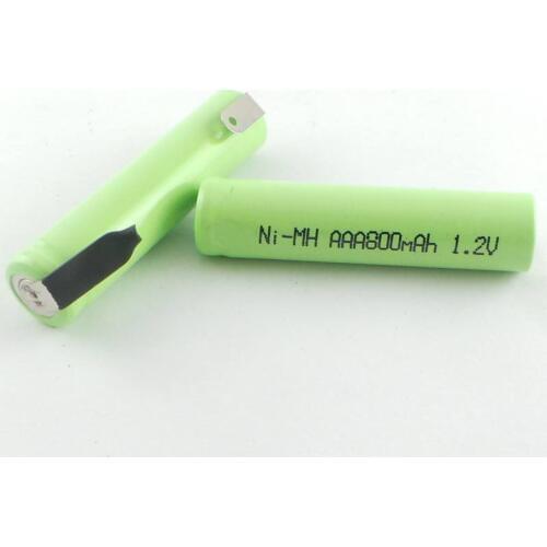 Brown 1.2V 7 AAA FLYCO electric shaver battery 800MAH rechargeable NiMH batteries with welding piece Rechargeable Li-ion Cell