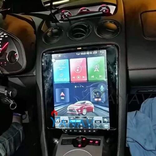 128G Android 10 Tesla GPS Navigation Head unit For Lamborghini Gallardo 2004-2015 Car Multimedia Radio Player built in carplay
