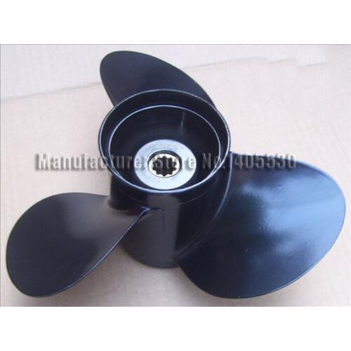Free Shipping Aluminum Outboard Propeller 10 slots For Suzuki 4 stroke 25-30hp Outboard Motor Engine 101/4x11