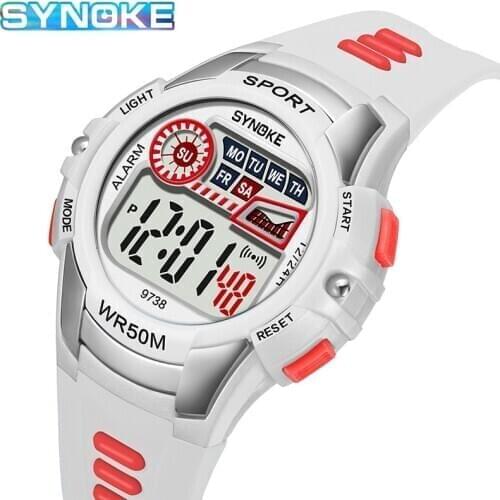 Children Watch Waterproof Silicone Rubber Watch Kids Casual Wristwatch Boys Girls LED Digital Sports Watches Gift Hot Sale 2020