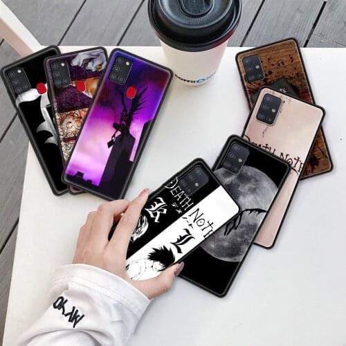 Death Note Comic Case For Samsung Galaxy A51 A71 A21s A31 A52 5G A41 A12 A11 A02s A32 A72 ShockProof Soft Phone Coque Funda