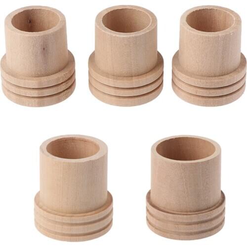 3pcs Wooden Moxa Extinguisher Roller Roll Holder Stick Moxibustion Device Massage Box Smokeless Acupuncture Artemisia