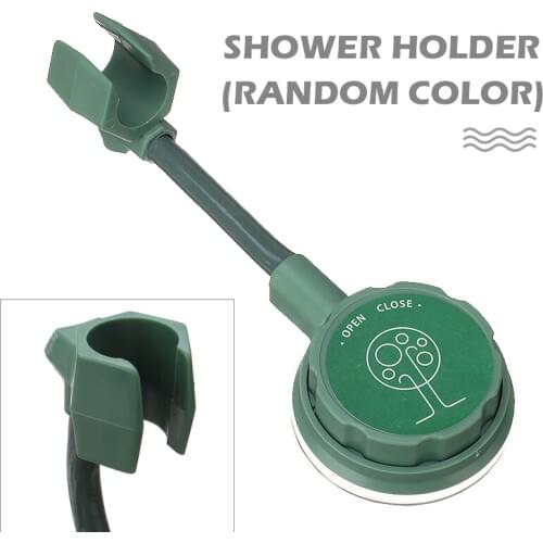 360 Degree Bathroom Shower Head Holder Punch-Free Universal Adjustable Shower Bracket Base Mount 16.2*4.5*6.5cm