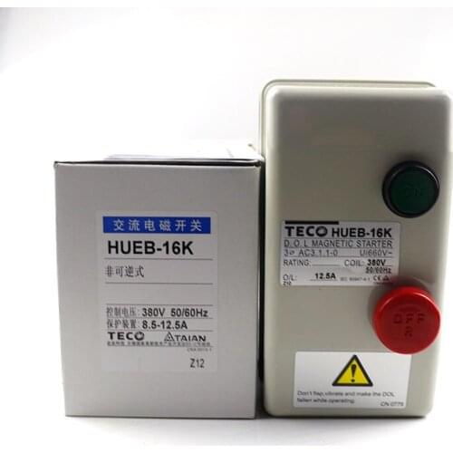 Tai'an AC Electromagnetic Switch HUEB-11K Magnetic Switch Hueb-16K Magnetic Starter 380 220