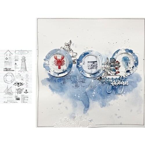 French Transparent Clear Stamps for DIY Scrapbooking/Card Making/Kids Christmas Fun Decoration Supplies