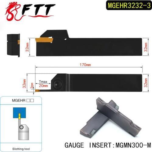 MGEHR3232-3 Extermal Parting and Grooving Turning Tool Holder For MGMN300 Insert Right Hand Bars MGMN 300