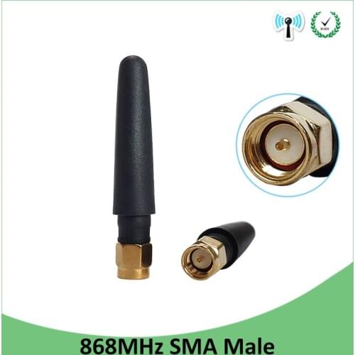 868MHz 915MHz Antenna 3dbi SMA Male Connector 10pcs GSM 915 MHz 868 MHz antena outdoor signal repeater antenne Lorawan