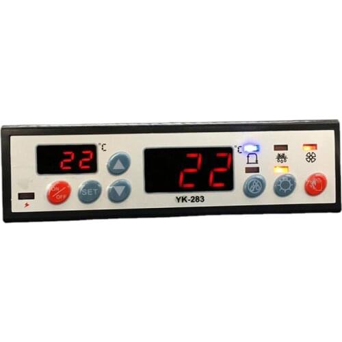 Refrigerator Timer Defrost Double Temperature Controller Digital Thermostat with Light and Fan Control YK-283