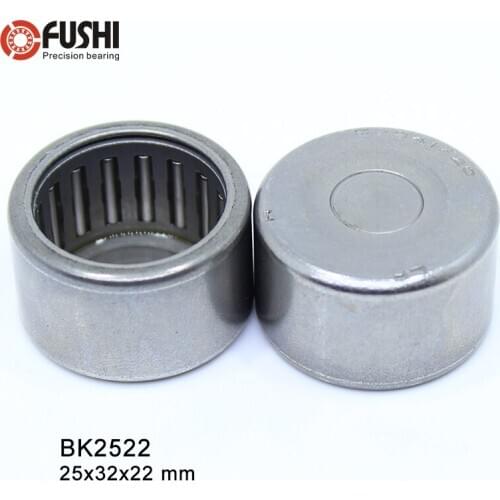 BK2522 Needle Bearings 25*32*22 mm ( 5 Pc ) Drawn Cup Needle Roller Bearing BK253222 Caged Closed ONE End