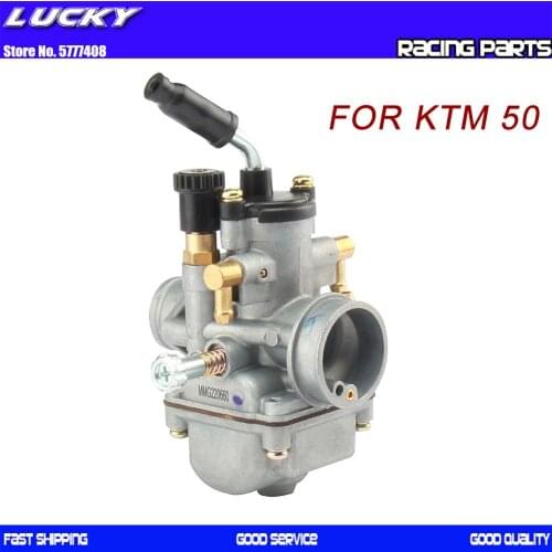 Motorcycle 19mm Carburetor For KTM SX 50 50cc SX50 50SX 2001-2008 Dirt Pit Bike Carb Parts Motorcycle Engine Accessories
