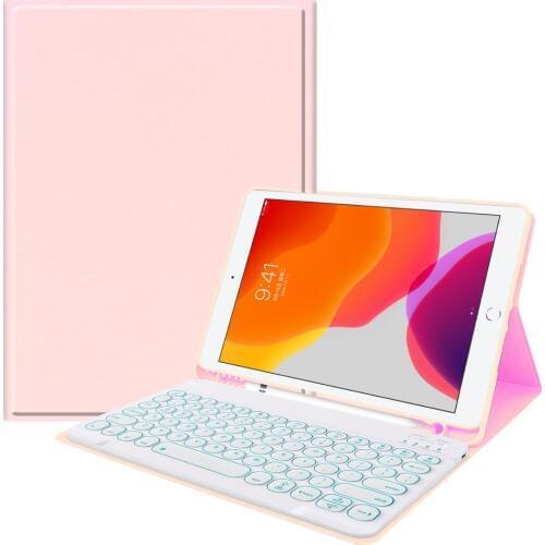 Backlit keyboard For ipad 7th 10.2 2019 Case Keyboard W pencil holder For iPad Air 3 10.5 Pro 10.5 Air 9.7 2017/2018 case Keypad