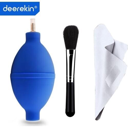 Camera Lens Cleaning Kit - Air Blower, Cleaning Brush, Microfiber Cloths for Laptops, Cellphones, Lenses, Glasses, Keyboards