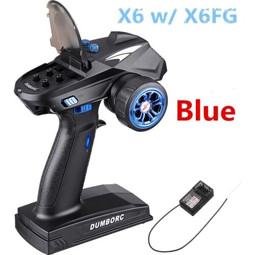 DumboRC X6 X4 2.4G 6CH Transmitter with X6F Receiver for MN-90 Rc Car Boat Tank Model Spare Parts Vehicle Toy Acces
