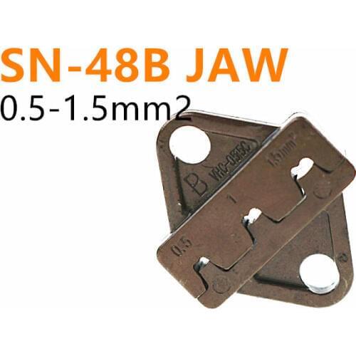 SN-48B jaw Suitable cable 0.5-1.5MM Crimping pliers