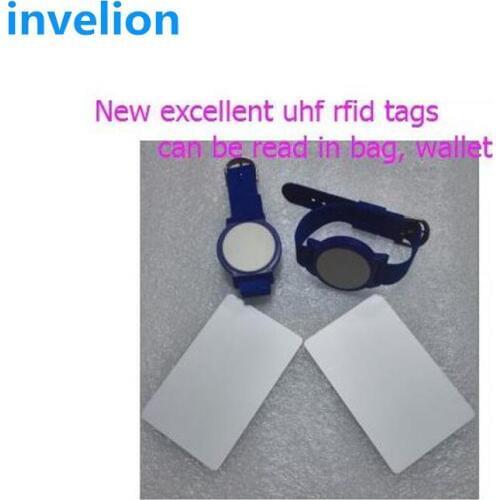 Uhf rfid epc gen2 card can be read in bag pocket wallet stronger performance 86 x 54mm passive epc gen2 long range waterproof