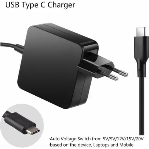 65W USB Type C Charger for Lenovo ThinkPad Yoga 730-13IKB 920-13IKB C930-13IKB 2in 1 Laptop