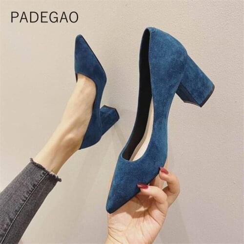 High Heel 2020 Women Shoes Casual High-heeled Elegant OL Fashion Woman Heels