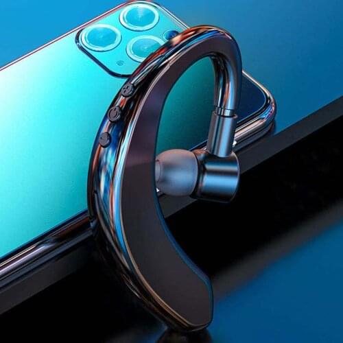 1Pc Bluetooth 5.0 Wireless Earphones Ear Hook Hand-Free Hanging Ear Headset Business Sports Earhook Headset Wireless Earphones