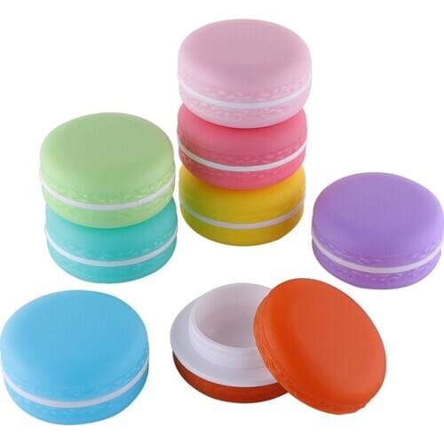 1Pcs 5g/10g Candy Color Empty Cream Jar Cute Cosmetic Containers Lipstick lip Balm Box DIY Sub-Bottling Cream Jar For Cosmetic