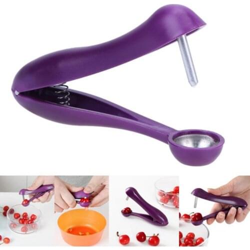 1Pc Cherry Seed Remover Convenient Fruit Core Squeeze Removal Tool Household Kitchen Small Fruit Core Remove Tools Dropshipping