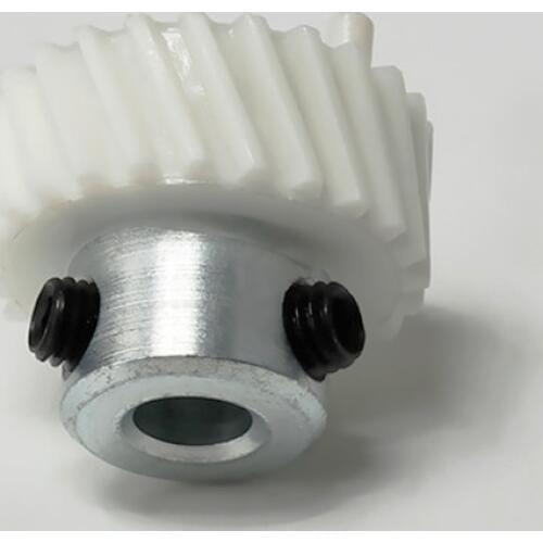 1Pcs 2019 New White Sewing Machines Ring Shape Gear with Shaft Post Plastic and Metal Home Sewing Machines Accessories