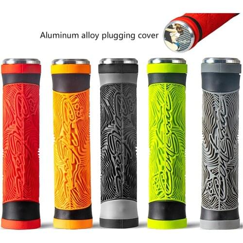 2pcs/1 Pair MTB Bicycle Handlebar Cover Grips Silica Gel Anti-slip Shock Absorption Road Cycling Bike Handlebar Grip Cover