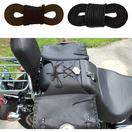 2pcs Premium Cowhide Leather Shoe And Boot Laces Shoelaces 72 Inch