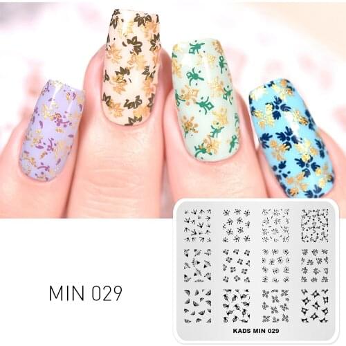 AriesLibra Nail Art Stamping Plate Fashion Pattern DIY Nail Image Printing Plate Template Manicure Stamp Printer