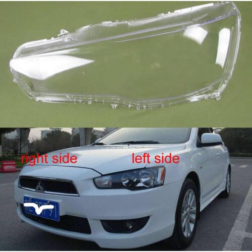 For Mitsubishi Lancer Ex 2010 2011 2012 2013 2014 2015 2016 Headlight Transparent Lampshade Shell HeadlightsGlass Headlight Lens