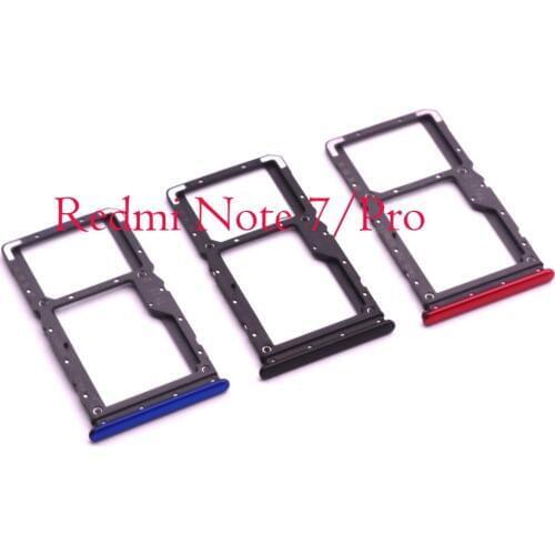 SIM Tray Holder SD Card Reader Slot Adapter for Redmi Note 7 Pro Redmi Note7