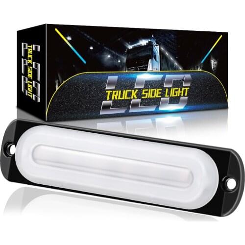 DHL 100Pcs LED Warning Strobe Amber Light For Car Van Truck Jeep Pickup 12-24V 12LED Waterproof Emergency Strobe Marker Light