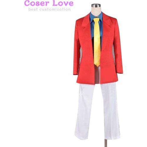 Lupin III Rupan Sansei Goemon Zenigata Kouichi suit Cosplay Carnaval Halloween Christmas Costume