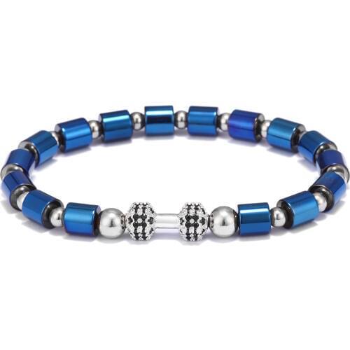 Fashion Bracelet Men Jewelry Bracelets For Women Dumbbells Pulseira Masculina Bangles Feminina Bileklik Pulseras Mujer Femme