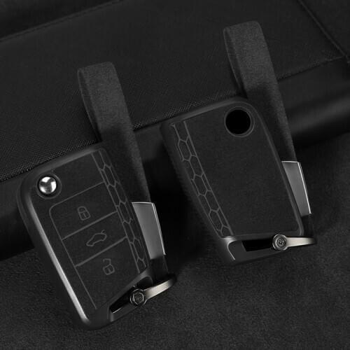 Fashion Car Key Case Auto Key Protection Cover For VW Golf-7 Tiguan-L POLO Car Holder Shell Car Interior Accessories