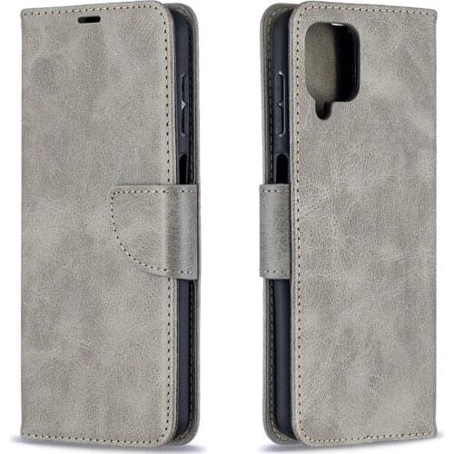 New Flip Etui on For Samsung A12 Classic Phone Wallet Leather Case For Samsung Galaxy A12 A 12 A125 SM-A125F Card Slot Back Cove