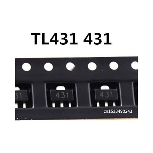 Original new 50pcs/ TL431 431 CJ431 SOT89