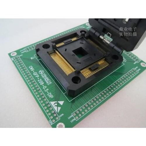 Original YAMAICHI IC Test Seat IC51-2084-1052-5 QFP208/DIP208 Burning Programmer QFP208 Socket Adapter
