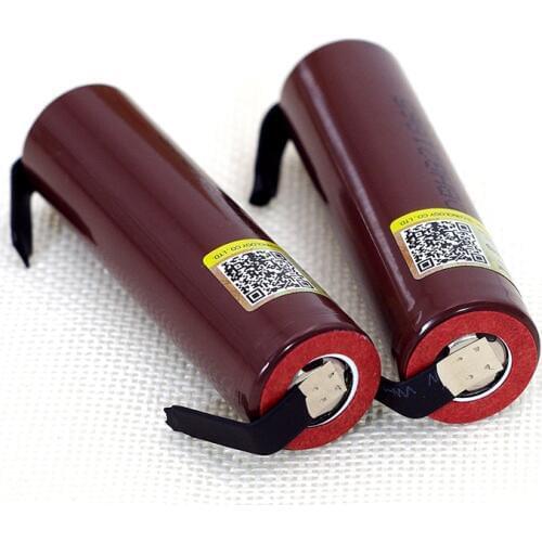 2PCS Liitokala HG2 18650 3000mAh Rechargeable battery 18650HG2 3.6V discharge 20A, dedicated batteries + DIY Nickel