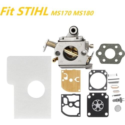 Heavy Duty Carburetor Air Filter Repair Rebuild Kit RB-77 For STIHL MS170 MS180 017 018 Chainsaw Zama C1Q-S57B 1130 120 0603