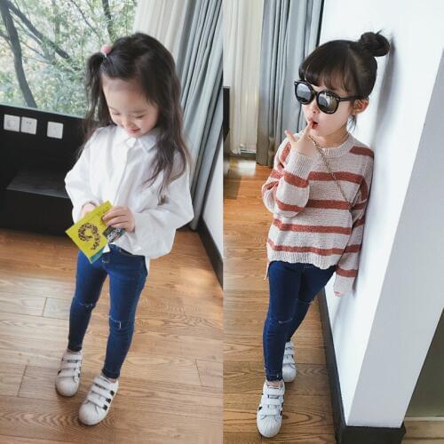 Girl Pants Spring Autumn New Children Denim Pants Baby Clothes Fashion Jeans Pants for Girl Toddler Girl Autumn Clothes Trousers