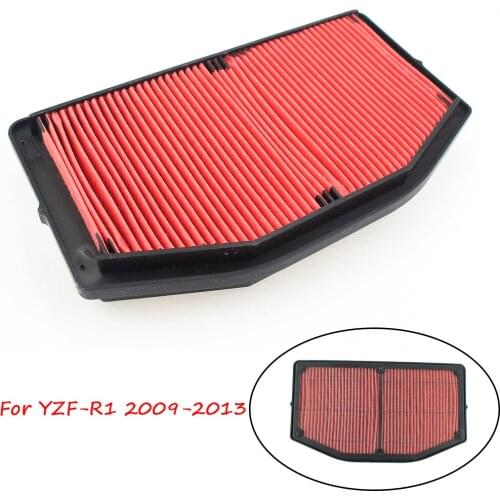 Motorcycle Replacement Air Intake Filter Cleaner Element Motorbike Air Filter For Yamaha YZF-R1 YZF R1 YZFR1 2009-2013